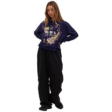 Women's Florence French Terry Cropped Pullover Hoodie