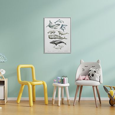 Gallery Kids Under the Sea Floating Framed Canvas Wall Art