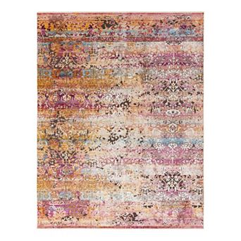 Unique Loom Emblem Deepa Throw Rug