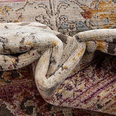 Unique Loom Emblem Deepa Throw Rug
