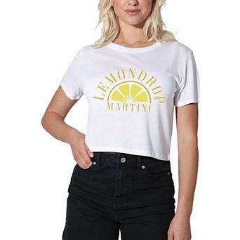 Women's Suburban Riot Lemondrop Martini Crop Tee