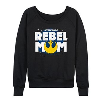 Women's Star Wars Rebel Mom French Terry Long Sleeve Tee
