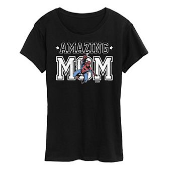 Women's Spider-Man Amazing Mom Graphic Tee
