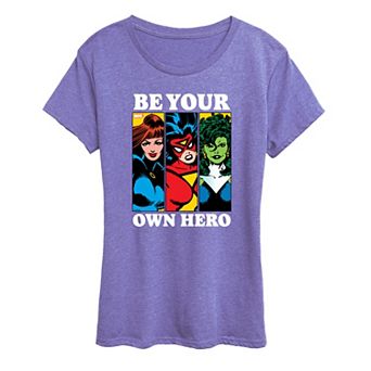 Women's Marvel Be Your Own Hero Graphic Tee