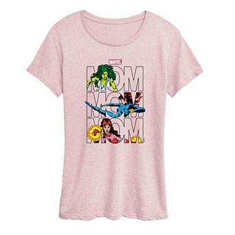 Women's Marvel Mom Stacked Graphic Tee