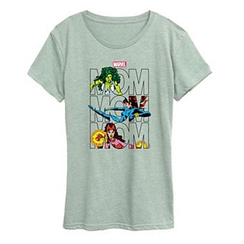 Women's Marvel Mom Stacked Graphic Tee