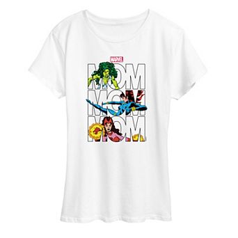 Women's Marvel Mom Stacked Graphic Tee