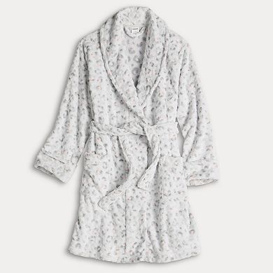 Women's Sonoma Goods For Life® Short Plush Wrap Robe