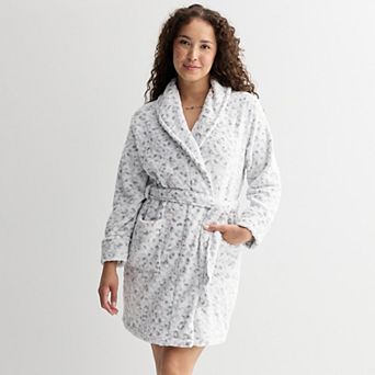 Women's Sonoma Goods For Life® Short Plush Wrap Robe