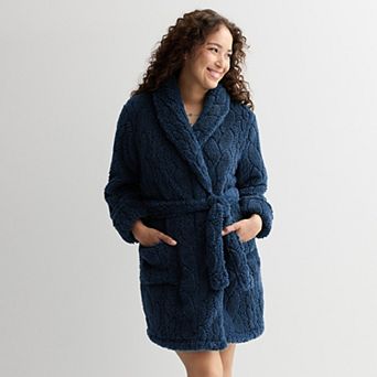 Women's Sonoma Goods For Life® Short Plush Wrap Robe