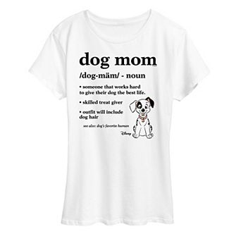 Disney's 101 Dalmatians Women's Dog Mom Definition Graphic Tee