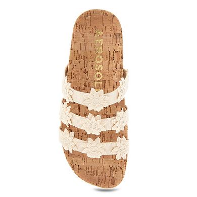 Aerosoles Leflor Women's Flat Slide Sandals