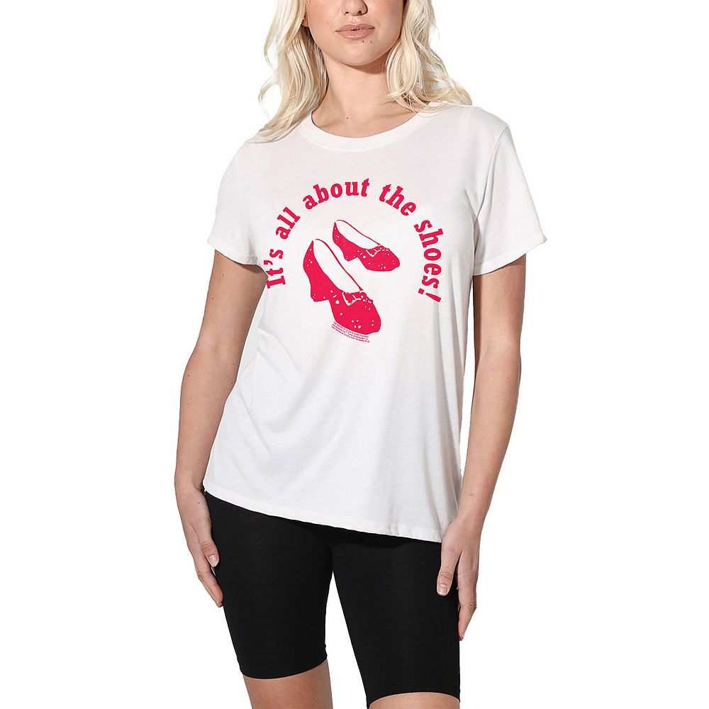 Women's Suburban Riot Its All About The Shoes Loose Graphic Tee