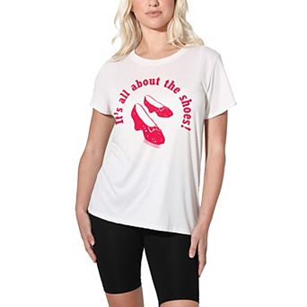 Women's Suburban Riot Its All About The Shoes Loose Graphic Tee