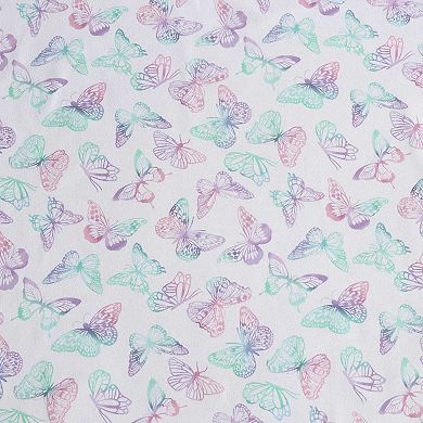 Betsey Johnson Butterfly Rainbow Sheet Set