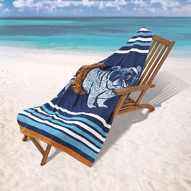IZOD Snorkel Time Oversized Beach Towel