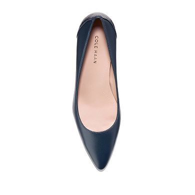 Cole Haan Carlotta Women's Leather Block Heel Pumps