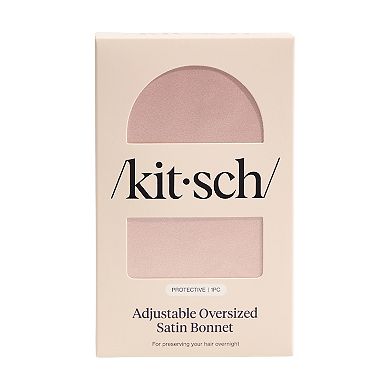 Kitsch Adjustable Oversized Satin Bonnet