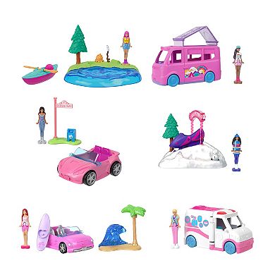 Mini Barbie® Land Doll & Vehicle Assortment, Dolls & Toy Vehicles Set