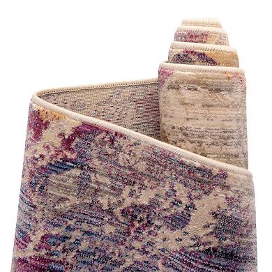 Unique Loom Imersion Deepa Throw Rug