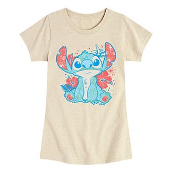 Disney's Lilo & Stitch Girls 7-16 Hawaiian Pattern Tee