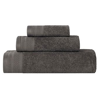 SUPERIOR 3 pc Honeycomb Cotton Absorbent Towel Set