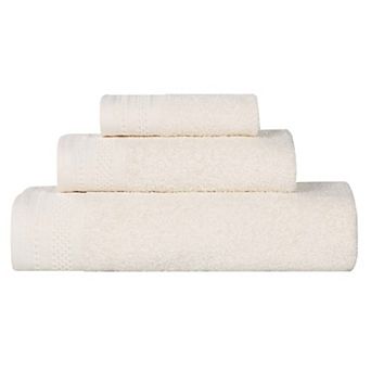 SUPERIOR 3 pc Honeycomb Cotton Absorbent Towel Set