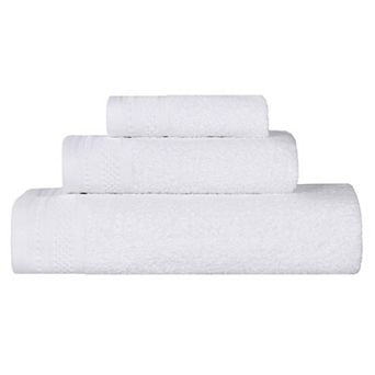 SUPERIOR 3 pc Honeycomb Cotton Absorbent Towel Set