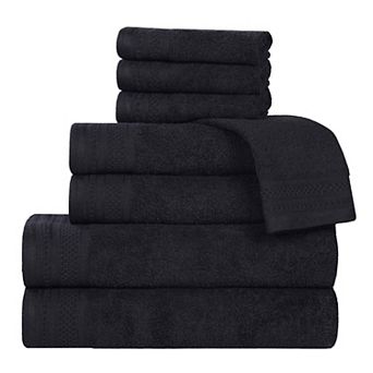 SUPERIOR 8 pc Honeycomb Cotton Absorbent Towel Set