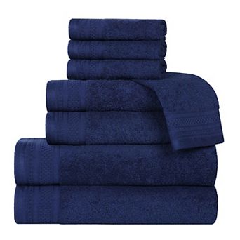 SUPERIOR 8 pc Honeycomb Cotton Absorbent Towel Set