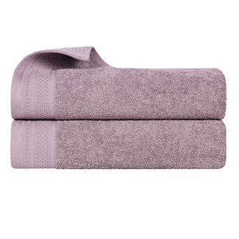 SUPERIOR 2 pc Honeycomb Cotton Absorbent Bath Sheet Set