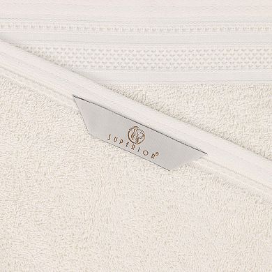 SUPERIOR 6-Piece Honeycomb Cotton Absorbent Hand Towel Set