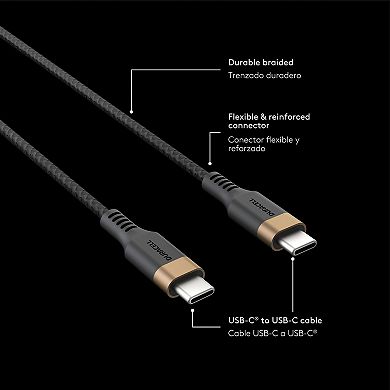 Duracell 2 pack USB-C to USB-C 5 ft. Cable Set