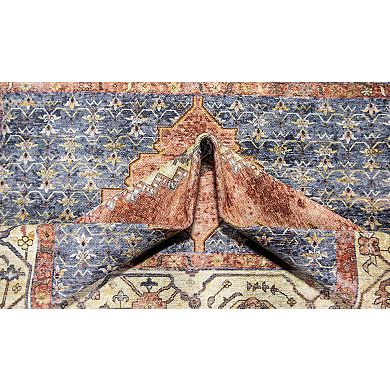 L'Baiet Rachel Multicolor Traditional Washable Area or Throw Rug