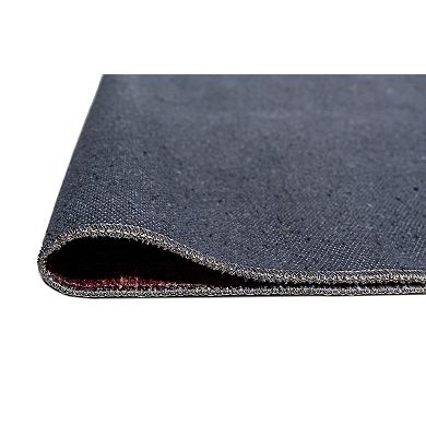 L'Baiet Angeline Red Distressed Washable Area or Throw Rug