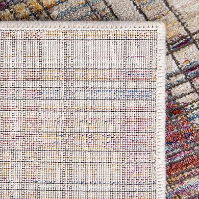 Unique Loom Gingham Deepa Throw Rug
