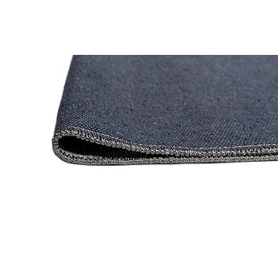 L'Baiet Lyla Blue Traditional Washable Area or Throw Rug