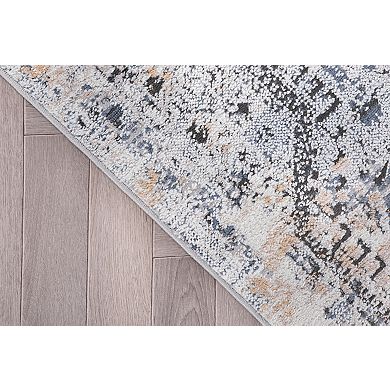 L'Baiet Anna Grey Oriental Are or Runner Rug