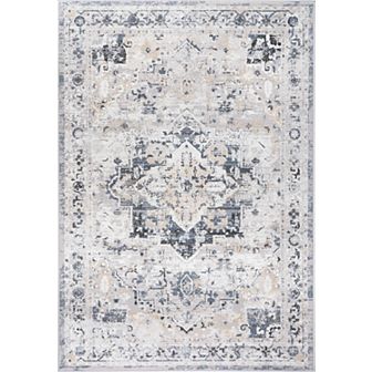 L'Baiet Sophia Grey Oriental Area or Runner Rug