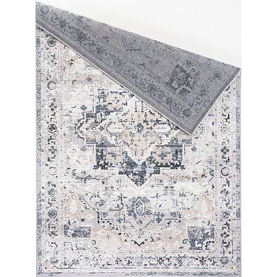 L'Baiet Sophia Grey Oriental Area or Runner Rug