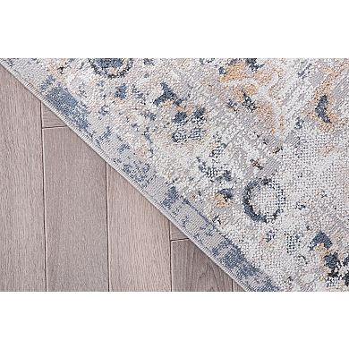 L'Baiet Sophia Grey Oriental Area or Runner Rug