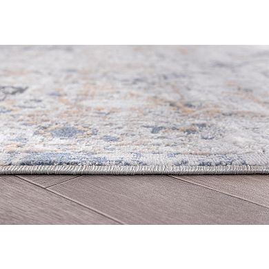 L'Baiet Sophia Grey Oriental Area or Runner Rug