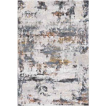 L'Baiet Elena Blue Distressed Area or Runner Rug