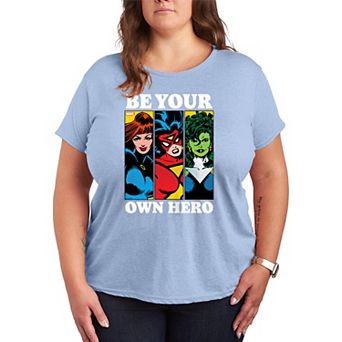 Plus Size Marvel Be Your Own Hero Graphic Tee