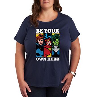 Plus Size Marvel Be Your Own Hero Graphic Tee