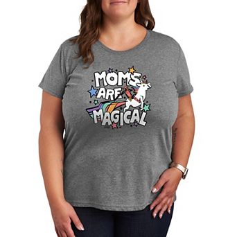 Plus Size Deadpool Moms Are Magical Graphic Tee