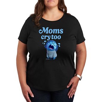 Disney / Pixar's Inside Out Plus Size Moms Cry Too Graphic Tee
