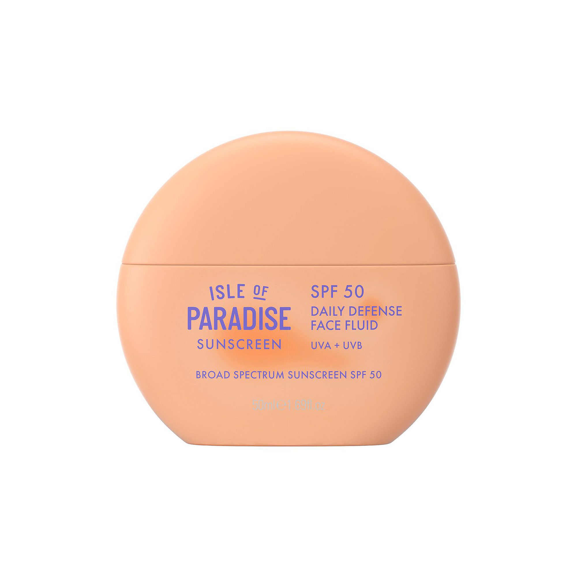 Isle of Paradise Daily Defense Face Fluid SPF 50 Sunscreen, Size: 1.69 FL O
