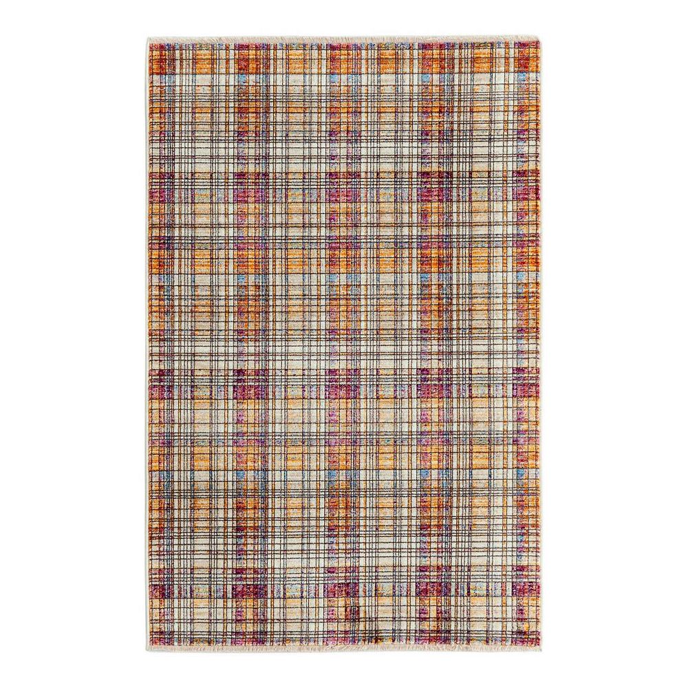 Unique Loom Tartan Deepa Throw Rug