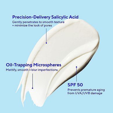 Superactive Mattifying Oil + Pore Control Moisturizer SPF 50 with Salicylic Acid